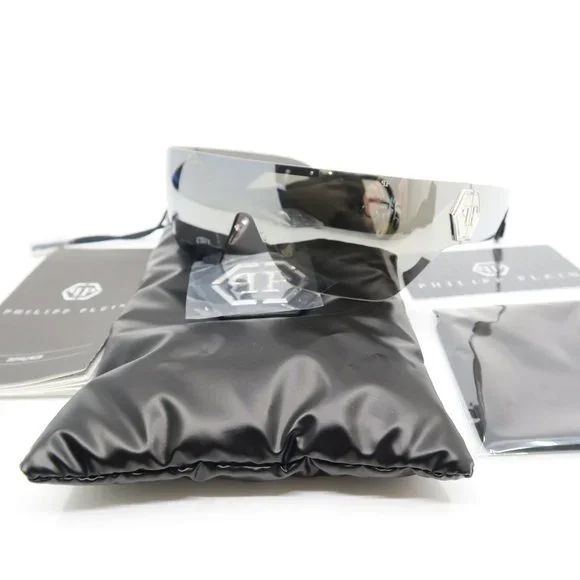 PHILIPP PLEIN Hero SPP029M 579X Silver Grey Shield, Women\'s New Sunglasses. Kits.ca -- Philipp Plein SPP029M main image 3